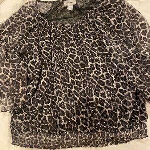 Cheetah blouse